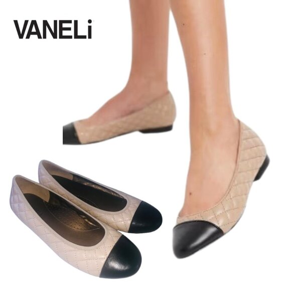 Like New - Vaneli Flats Serene Pudding Nappa Size 10 - Picture 3 of 16